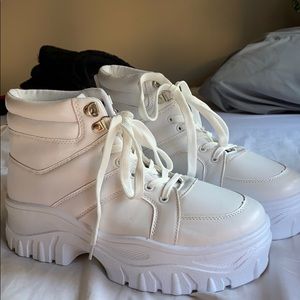 nastgal platform combat boots